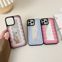 《KIKI》Case.tify High quality Mirror phone case for iphone 14  14plus 14pro 14promax 13 13pro 13promax Cute graffiti 12 12pro 12promax 11 Positive motivational words Hard casing shockproof suit for girl 2022 New Design Gradient color