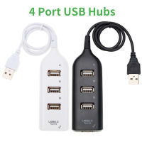 ฮับ USB ความเร็วสูง 4 พอร์ตพร้อมสายเคเบิล Mini USB Splitter Hub ใช้อะแดปเตอร์ไฟหลายซ็อกเก็ตสำหรับโน้ตบุ๊กแล็ปท็อปพีซี-bai shun xin trade