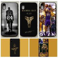 เคสโทรศัพท์ iphone มัส Tribute to Black Mamba Apple X Kobe mobile phone case 11pro basketball male 6s trendy XR set 7plus soft case xsmax