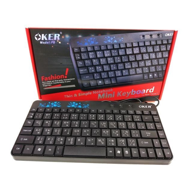 oker-mini-keyboard-รุ่น-f8