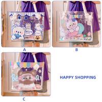 Creative Cartoon Handbag Transparent PVC Waterproof Beach Bag Shopping Bags