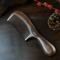 Sandalwood comb femaleclose tine comb anti-static comb massage ancient long hair combhair loss