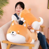 หมอนตุ๊กตา Corgi นุ่มของเล่นตุ๊กตา Corgi ตุ๊กตาสุนัข Shiba Inu อ้วนนอนหมอน Shiba Inu