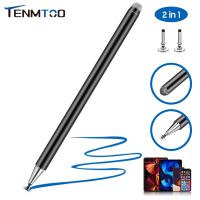 Tenmtoo แท็บเล็ตปากกาแบบสัมผัสสำหรับปากกาปากกาสไตลัสอเนกประสงค์แบบ2 In 1สำหรับ Ipad แอนดรอยด์ Iphone Xiaomi Samsung ทุกปากกาสไตลัส Capacitive
