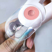 ขายร้อน Professional LED Light Nail Clipper กรรไกร Claw Care ปลอดภัยสแตนเลสเล็บ Trimmer สำหรับสุนัขแมว Supplie