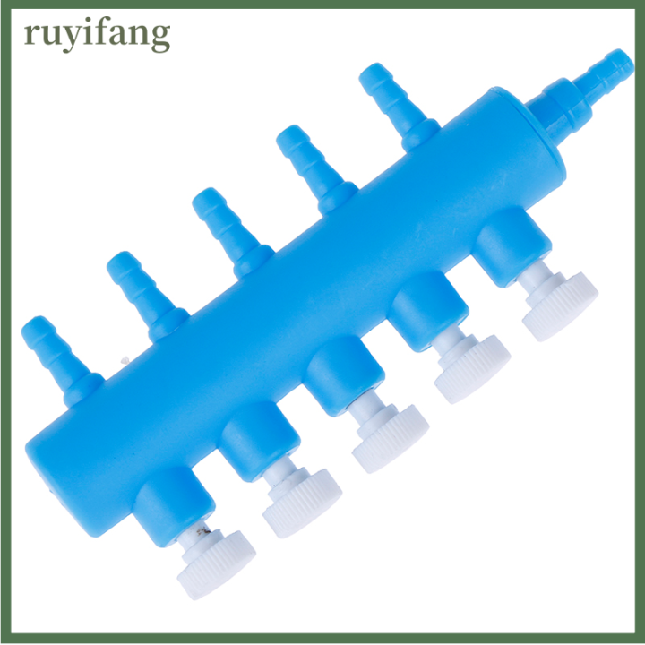 ruyifang-1-pc-aquarium-fish-tank-5หลุมปั๊มลมพลาสติกวาล์วควบคุมท่อน้ำ