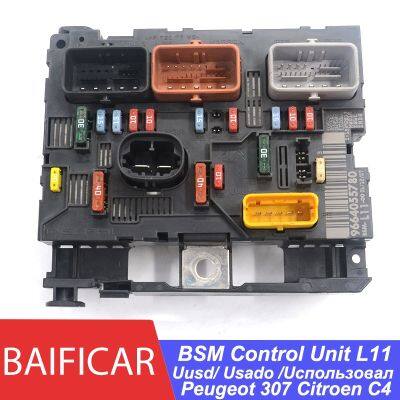 【YF】 Baificar Used Genuine Fuse Box Control Unit Assembly BSM-L11 9664055780 6500FH For Peugeot 307 Citroen C4 Low Configuration