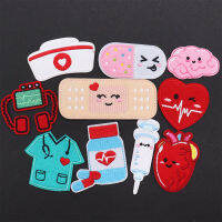 1Pcs Medical Band-Aids Nurse Cap Ironing Appliques Patches Fit Doctor Clothing Backpack Embroidered Patch DIY Badge Sticker Haberdashery