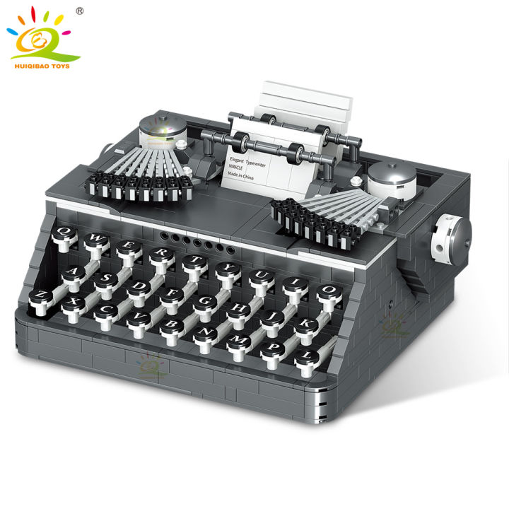 ใหม่-huiqibao-จำลอง-r-เครื่องพิมพ์ดีดรุ่น-micro-building-blocks-มินิอิฐประกอบ-constrution-ของเล่นเด็กสำหรับเด็ก-aldult