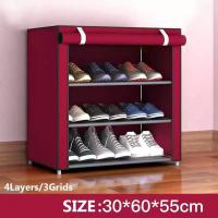 Multilayer Shoe Cabinet Entryway Space-saving Shoes Racks Easy To Install Shoes Shelf Storage Organizer for Shoe Rack Shelves
