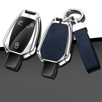 เคสกุญแจรถอัลลอยสังกะสีสำหรับรถเบนซ์เคสกุญแจโลหะ W213 C260L AMG E200ซีรีส์ S คลาสเกิ้ลคลาส