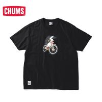 [S-5XL]Chums/qiaoniao เสื้อยืดคอกลม แขนสั้น ผ้าฝ้าย พิมพ์ลาย สไตล์ญี่ปุ่น แฟชั่น สําหรับผู้ชาย และผู้หญิง CH01-2176