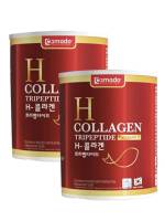 สูตรใหม่! Amado H Collagen Tripeptide + Vitamin c อมาโด้ เอช คอลลาเจนไตรเปปไทด์+วิตามินซี และ SOD [110 g./กระป๋อง] [สีแดง] คอลลาเจน พรีเมี่ยม (2 กระป๋อง)