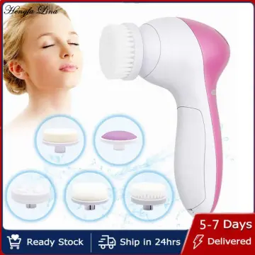 4 in 1 Rotary Facial Cleansing Brush Battery Operated Facial Scrubber  Multi-Fuctional Facial Brush for Deep cleaning - China Facial Brush and  Facial Cleansing Brush price