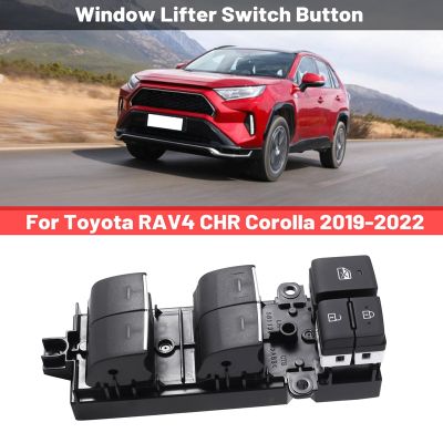 Car LED Power Window Lifter Switch Button for Toyota RAV4 CHR Corolla 2019-2022 Left Driving Backlight Upgrade A