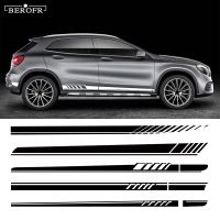 Haywood1 2 Pcs GLA45 X156 GLA200 H247 GLA250 Edition 1 Door Side Stripes Stickers Decal