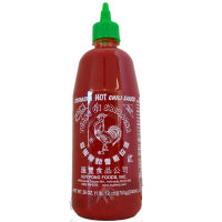 Sriracha Hot Chili Sauce (Huy Fong Rooster) 740 ml x 1 bottle from California USA.