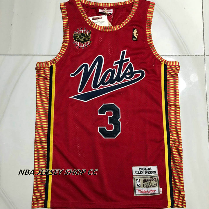 Sold at Auction: 2004-05 Allen Iverson Philadelphia 76ers Hardwood Classic  Syracuse Nats professional model jersey.