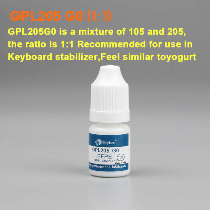 202112g Switches Lube Grease oil GPL105 205 G0 For DIY Mechanical