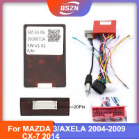 รถวิทยุ Canbus กล่องสำหรับ 2014 MAZDA CX-7 สำหรับ 2004-2009 MAZDA 3/ AXELA 9/10 นิ้ววิทยุสายไฟสายไฟ-Zitao