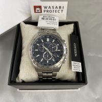 【AuthenticDirect from Japan】CITIZEN CB5870-91L Citizen Collection Eco-Drive Radio Direct Flight Chronograph Navy Wrist watch นาฬิกาข้อมือ