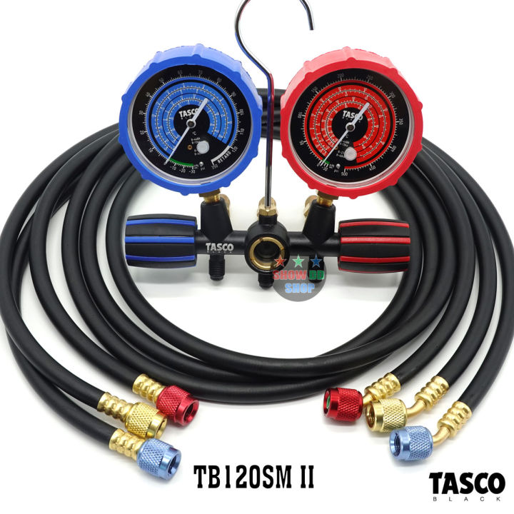 เครื่องมือช่างแอร์-ชุดเกจ์วัดน้ำยา-tasco-black-tb120sm-ii-tb140sm-ii-new-series-2