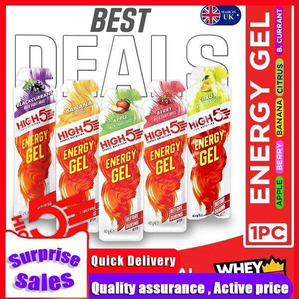 HIGH5 SPORTS ENERGY GELS CYCLING RUNNING HYDRATION RECOVERY 23g