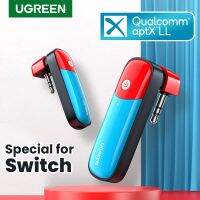 Ugregreen Switch บลูทูธ5.0ออดิโอ้อะแดปเตอร์ส่งสัญญาณ3.5มม. สำหรับเครื่องรับ Nintendo Switch APTX LL เครื่องส่งสัญญานภาพจากกล้องไปยังอุปกรณ์พกพาแบบไร้สาย