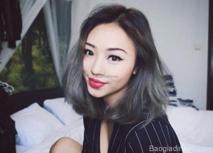 Giải đáp Nhuộm màu đen chì có cần tẩy tóc không