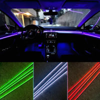 18 In 1 LED Universal รถ Ambient Light RGB ภายในอะคริลิค Strip Backlight Guide App ตกแต่งบรรยากาศโคมไฟรีโมทคอนล