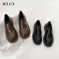 IELGY  Women S All Match Classic Retro รองเท้าหนังสไตล์อังกฤษ