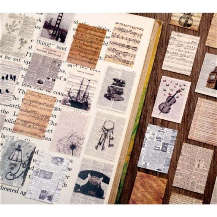 100pcs-stickers-hand-account-boxed-sticker-retro-nostalgia-for-scrapbooking-journal-deco-vintage-stickers