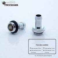 FREEZEMOD BT-2LY Brass Nickel Plated Material Hose Pagoda Very Thin Pagoda Water Cooler Fitting Computer Water Cooler. 2pcs/4pcs