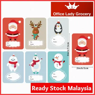 500pcs Christmas Wrap Tags Gift Tag Stickers, Gift Name Tags  Stickers for Christmas Presents, to from Christmas Labels – Santa, Deer,  Xmas Tree, Merry Christmas Self Adhesive Gift Labels Stickers 