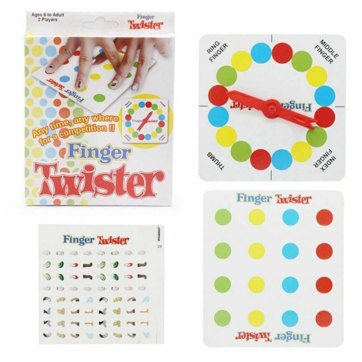 mini-twister-ของเล่นบริหารนิ้วเกมกระดานfinger-tableเกมปาร์ตี้