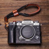 SmallRig Half Case พร้อมสายรัดข้อมือ Kit R PU Leather Protect Camera Cover Case For FUJIFILM X-T5 3927