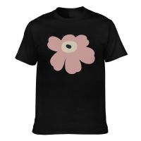 Marimekko Unikko Pink Design Slogans Mens Short Sleeve T-Shirt