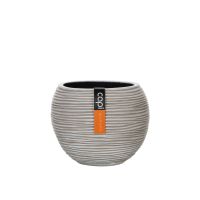 Vase Ball Rib (Size D 29 x H 25 cm) - กระถางต้นไม้ Modern แบรนด์ Capi Europe