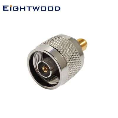 Eightwood 5PCS SMA to N RF Coaixal Adapter RP-SMA Jack Male to RP-N Plug Female Connector Straight Reverse Polarity Nickel Electrical Connectors