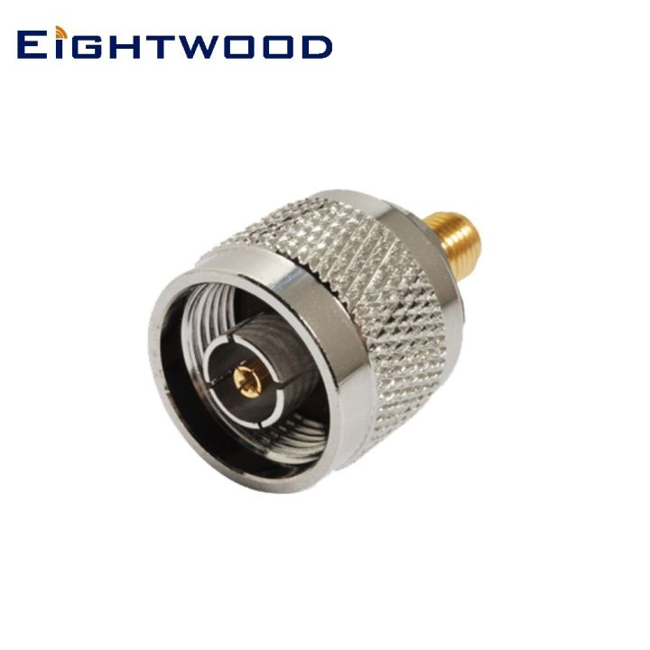 eightwood-5pcs-sma-to-n-rf-coaixal-adapter-rp-sma-jack-male-to-rp-n-plug-female-connector-straight-reverse-polarity-nickel-electrical-connectors