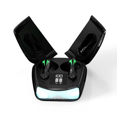 1Set X16Pro Gaming Wireless Headset Waterproof Headphone Earbuds with Mic , Yellow