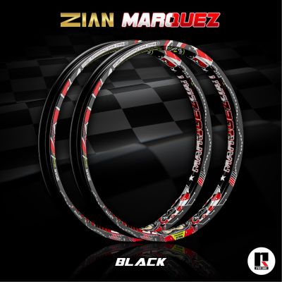 ( Promotion+++) คุ้มที่สุด ขอบล้อ ZIAN MAQUEZ สีดำ - 2 วง ราคาดี ขอบ ล้อ ขอบ 15 ล้อม อ ไซ ค์ ขอบ 17 ล้อม อ ไซ ค์ ขอบ 14
