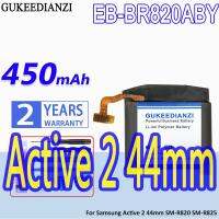 High Capacity GUKEEDIANZI Replacement Battery EB-BR820ABY 450mAh For Samsung Galaxy Watch Active 2 Active2 SM-R820 SM-R825 44mm Wall Chargers