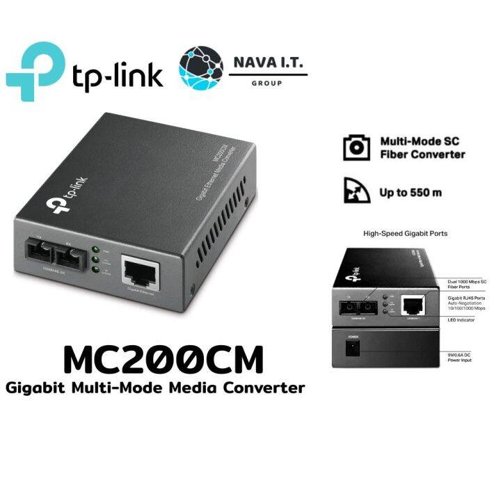 Tp Link Mc Cm Gigabit Multi Mode Media Converter Lazada Co Th