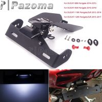 Motorcycle Rear Fender License Plate LED Support Holder Tail Tidy Braket Kit For DUCATI 899 959 1199 1299 Panigale S R 2012-18