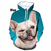 Sudadera con capucha para hombre y mujer, suéter de manga larga con estampado 3d de perro Bulldog, gran oferta