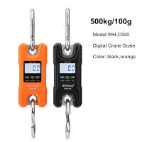 Crane Scale 200kg100g 300kg50g 500kg100 LCD Luggage Scale Heavy Duty Hanging Hook Scales Portable Stainless Steel 50off