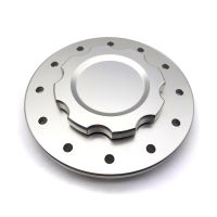 Fuel Cell Cap Flush Mount 6061 Billet Aluminum CNC Machined 12-Bolt 5.343 In