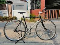 Touring หมอบแฮนด์ตรง Miyata Freedom single speed สลับล้อเป็นฟิกเกียร์ วงล้อ 700 c(ล้อหน้าไม่เดิม) เฟรมเหล็ก Cromoly