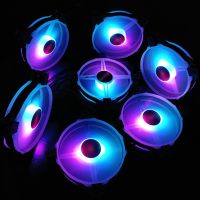 ☀Cooling Fan RGB Adjust LED 120mm Quiet New computer Cooler Cooling RGB Case Fan For CPU